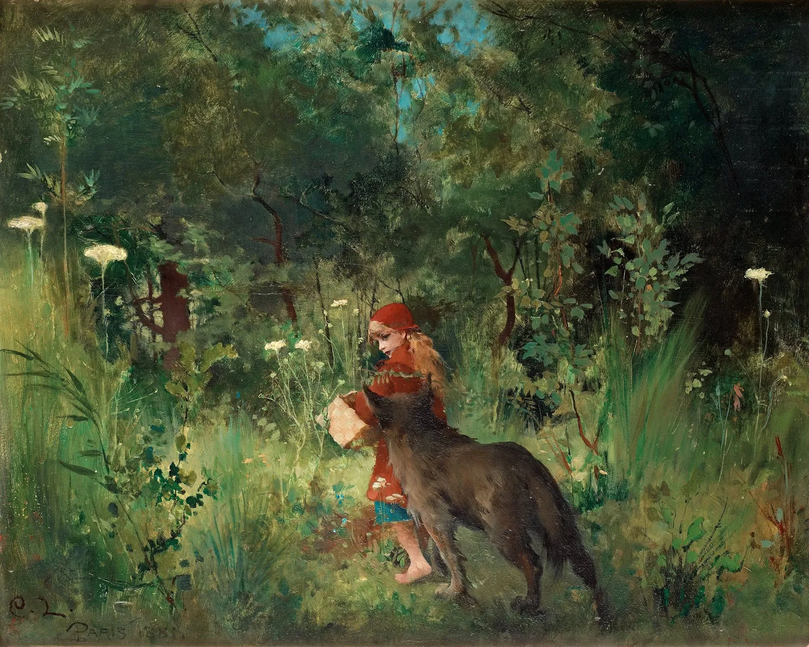 Storytelling blog: In what kind of forest does Little Red Riding Hood meet the wolf?