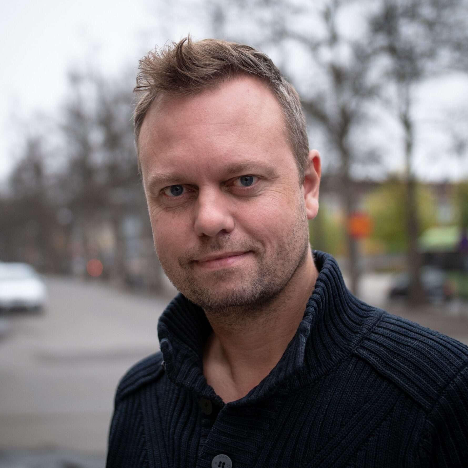 På bilden: Henrik Johansson, processledare för Klimatneutrala Växjö 2030. Foto Växjö kommun.