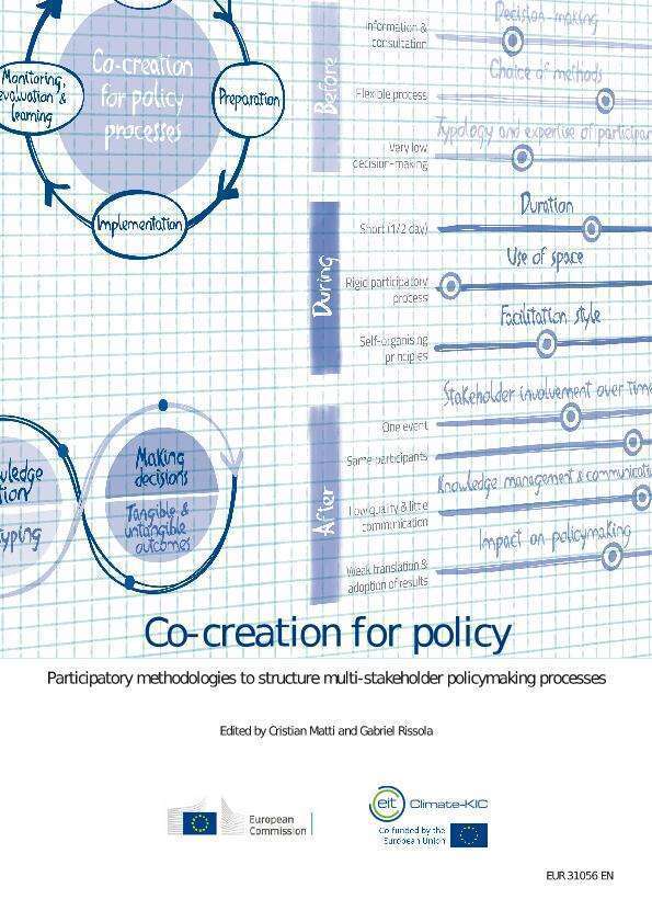 European Commission - Co-creation for policy