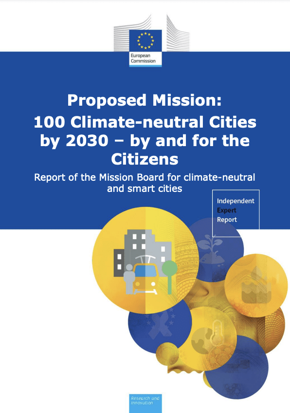 Proposed Mission: 100 Climate-neutral Cities by 2030 - by and for the Citizens