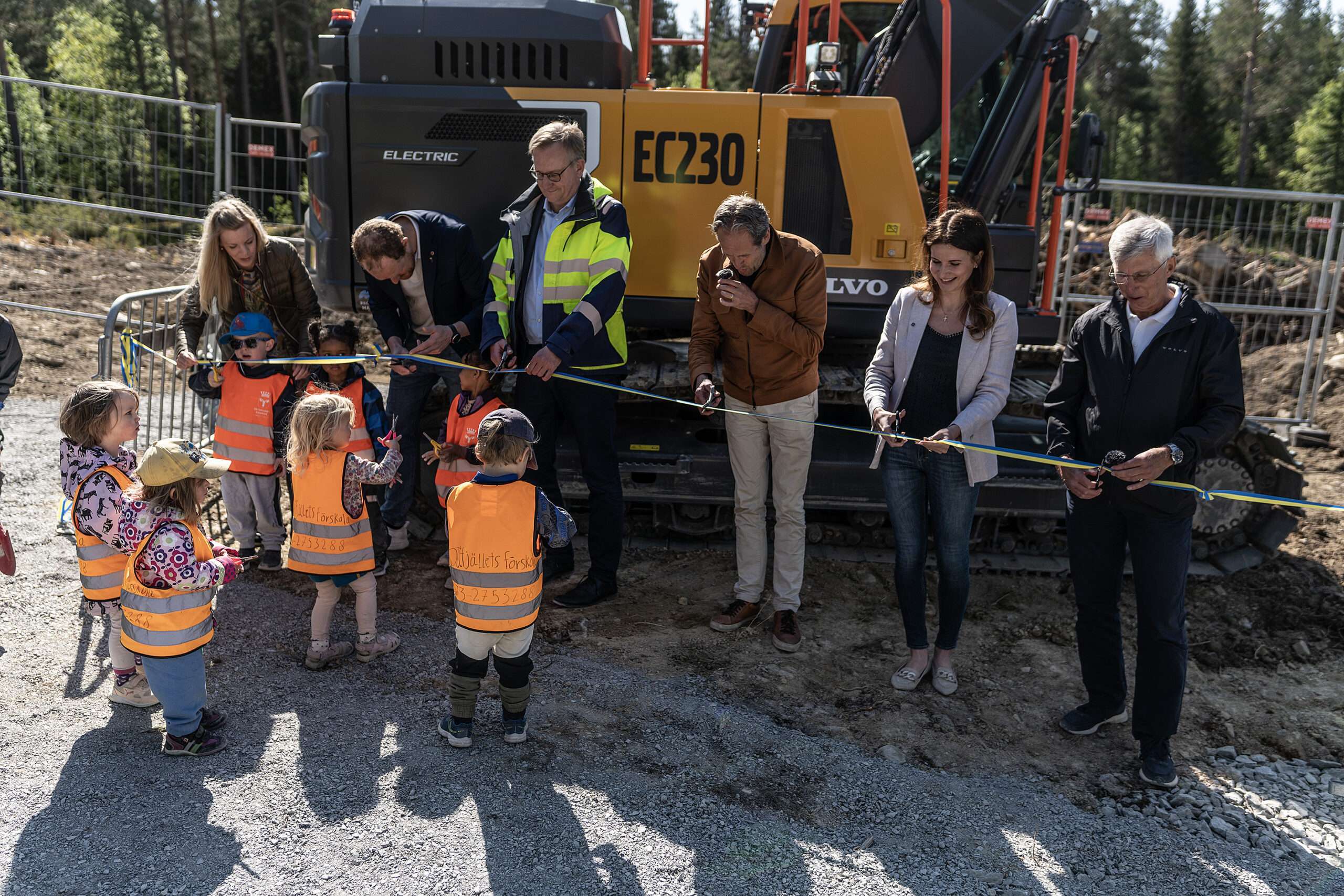 Östersund: EU:s första elektrifierade byggarbetsplats