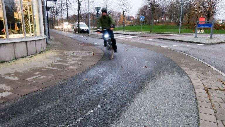 I Göteborg görs över 100 000 cykelresor varje dygn. Bild från Göteborgs Stad.