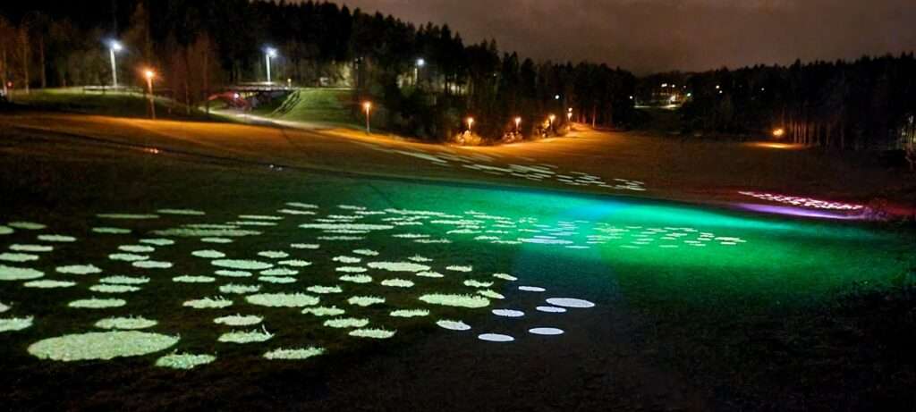 Klockardalsparken är en populär park som huserar naturbaserade lösningar i Skellefteå.