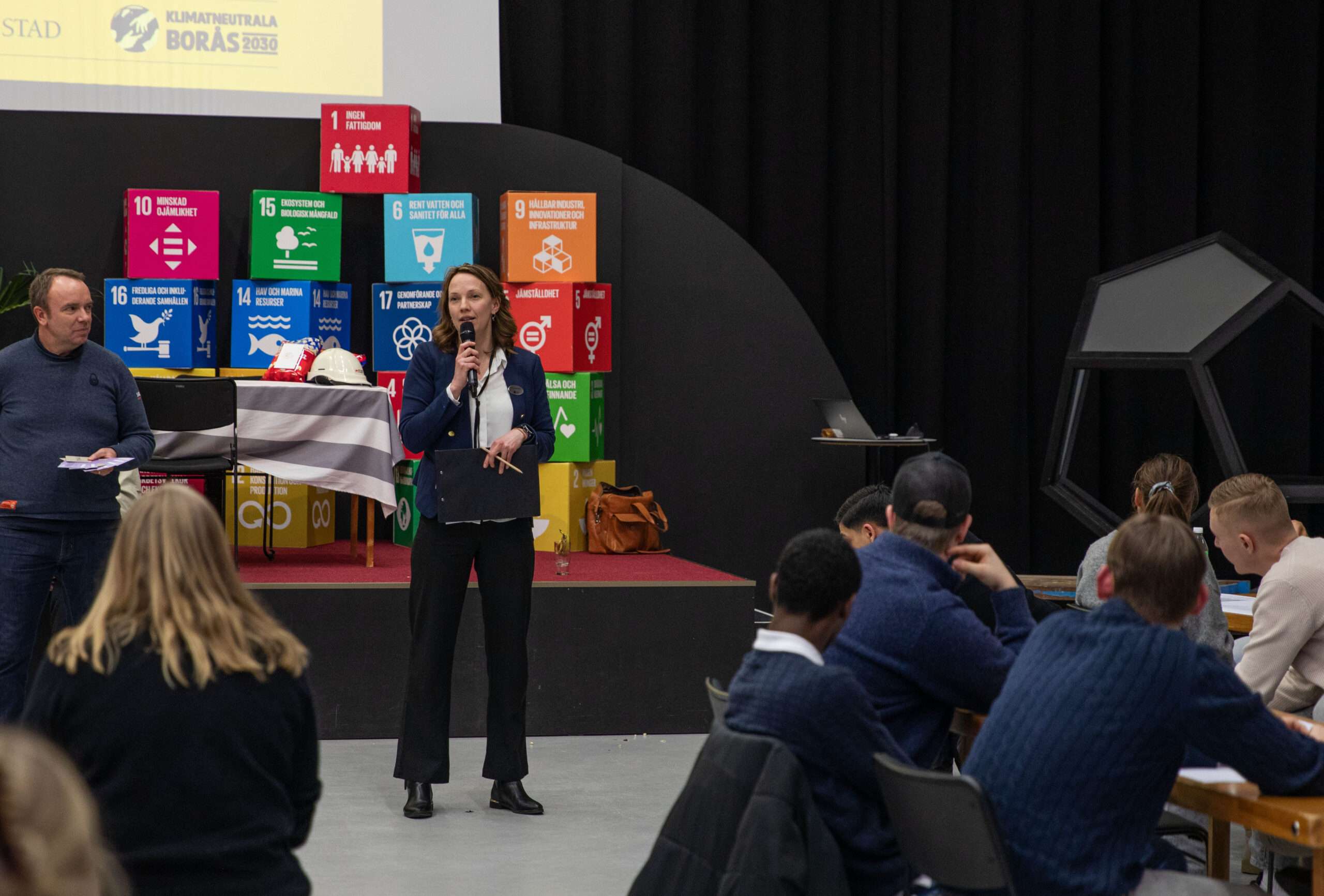 Hackathon om hållbart byggande med studenter i Borås. Foto: Science Park Borås.