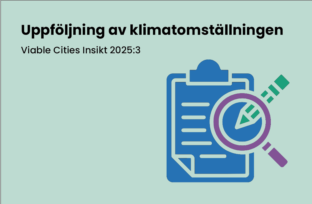 Uppföljning av den lokala klimatomställningen