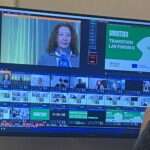 UniCities recording of computer during conference