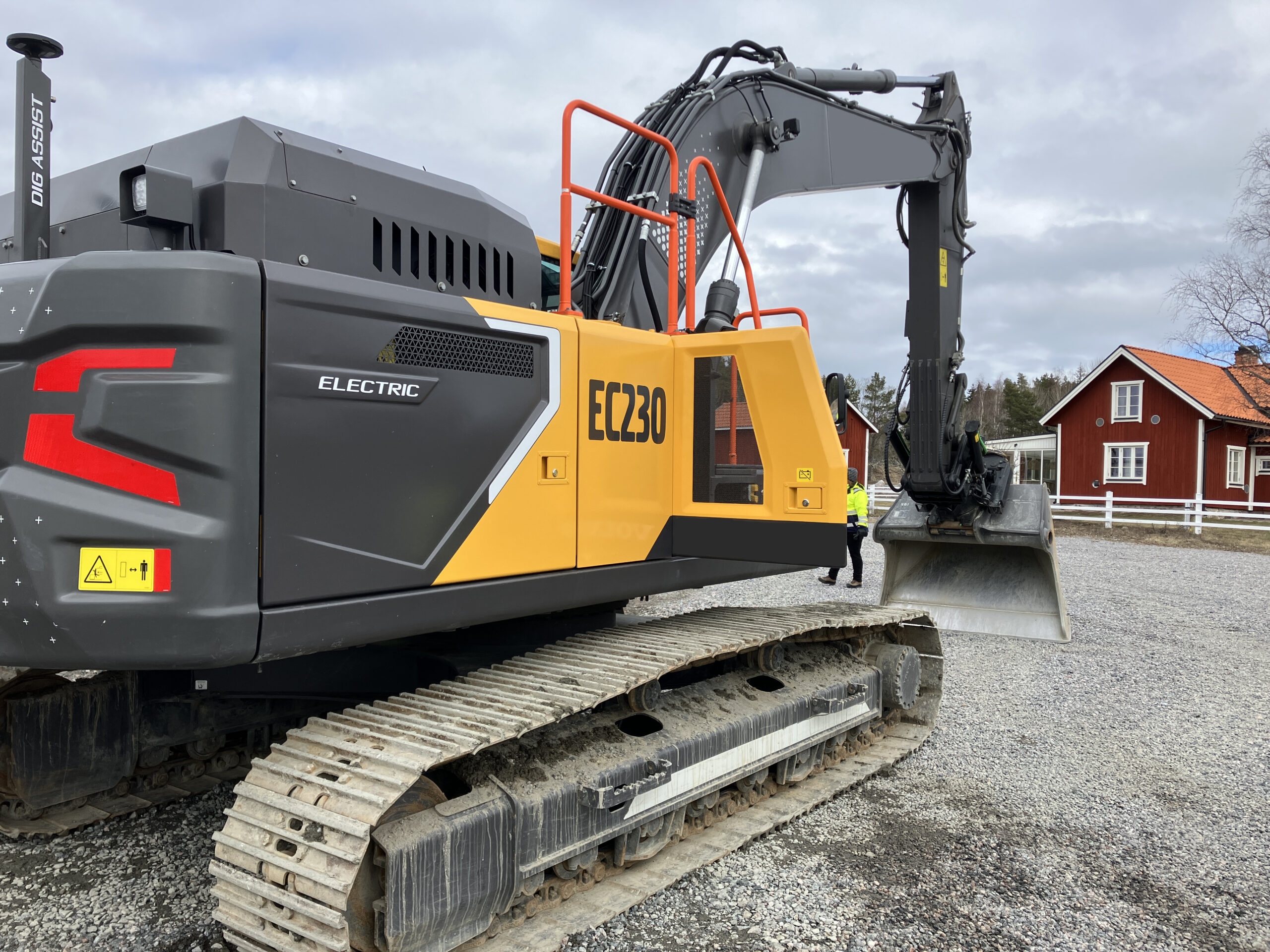 Elektrisk grävmaskin